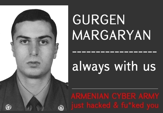 Azerbaijani presidential and several other websites do not operate because of Armenian 
hackers attacks  