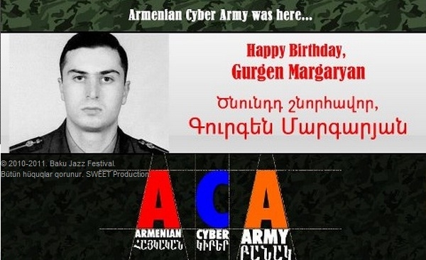 Armenian cyber army hacked several Azerbaijani web sites
