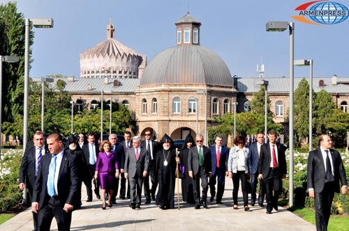 Opening of new Matenadaran in Mother See of Holy Etchmiadzin