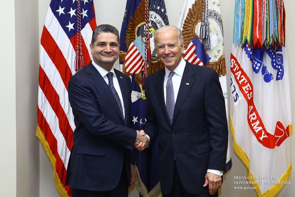 Tigran Sargsyan had meeting with Joe Biden