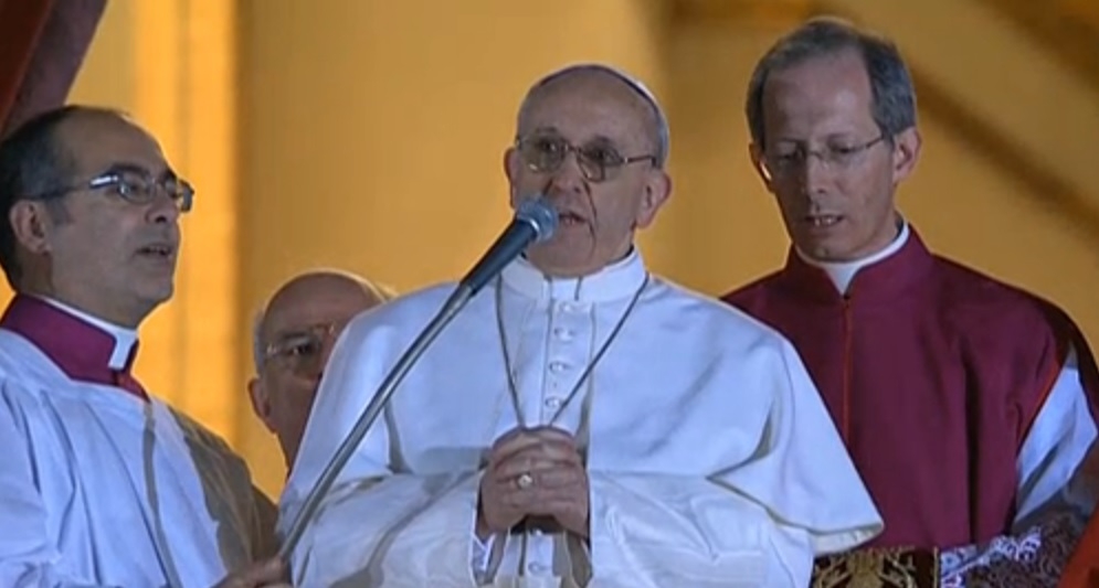 Cardinal Bergoglio becomes the 266th Pope of Rome