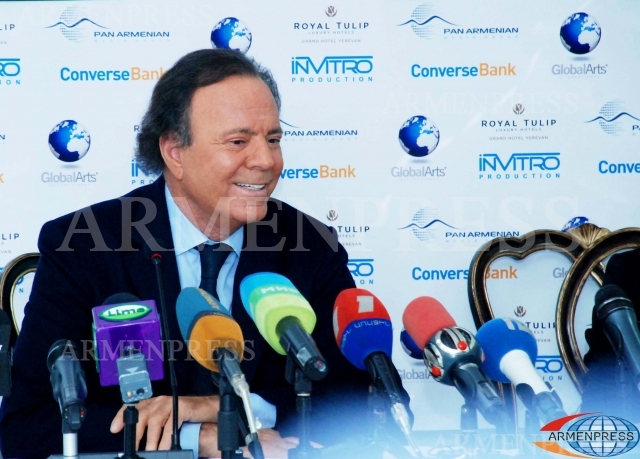 Julio Iglesias studied favorite songs of the Armenians