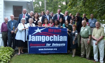 Congressman Frank Pallone supports Hrant Jamgochian's candidacy for House of 
Delegates 