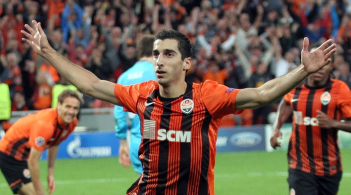 Henrikh Mkhitaryan is season's player in Ukrainian football league