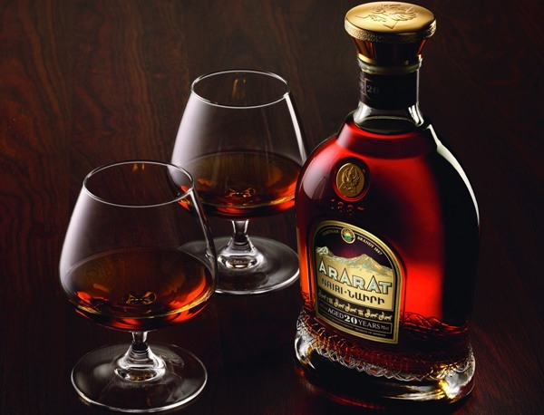 3 and 5-star Ararat Cognac most exported from Armenia
