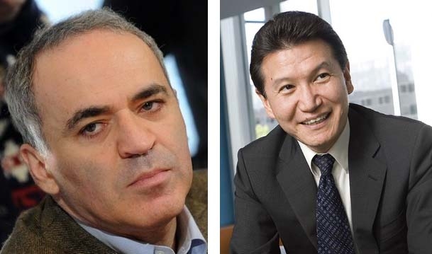 Garry Kasparov and Kirsan Ilyumzhinov – FIDE president candidates