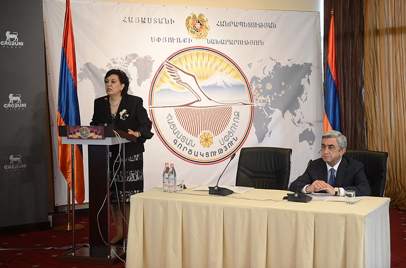 Ministry of Diaspora became a prospective structure: Armenia's President