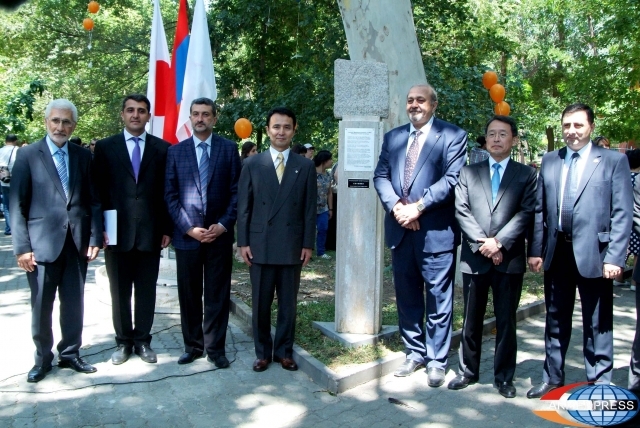 Peace Memorial symbolizing Hiroshima tragedy erected in Yerevan