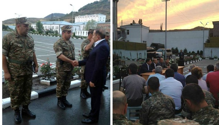 Armenia's PM visits military unit in Tavush accompanied by Defense Minister