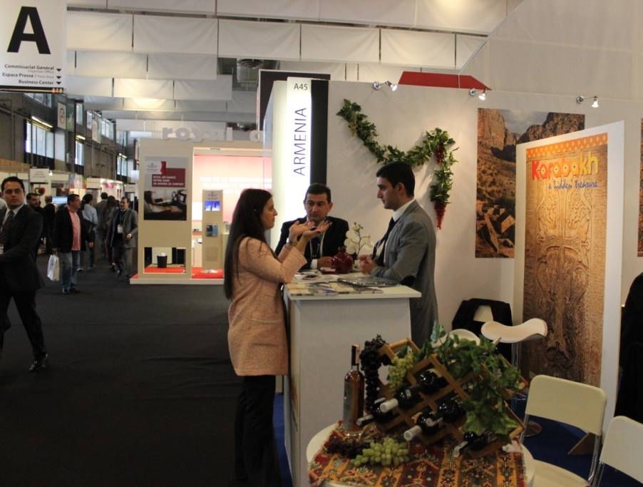 Artsakh presented at Paris international tourism expo in separate pavilion