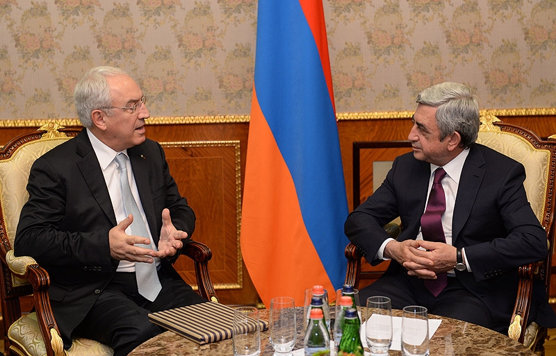 Президент Армении считает важным открытие в Ереване филиала Европейской 
организации публичного права