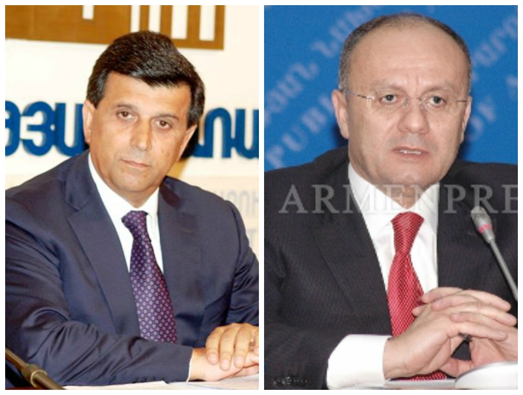Armenia's Defense and Emergency Situations Ministers in Tavush Province