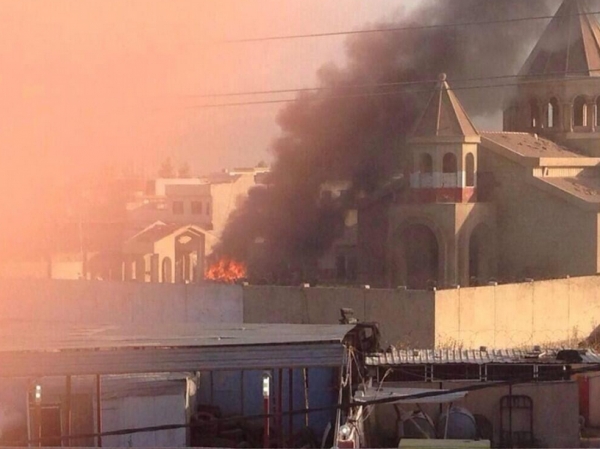 “Armenpress” provides more details on burning of Armenian church in Mosul
