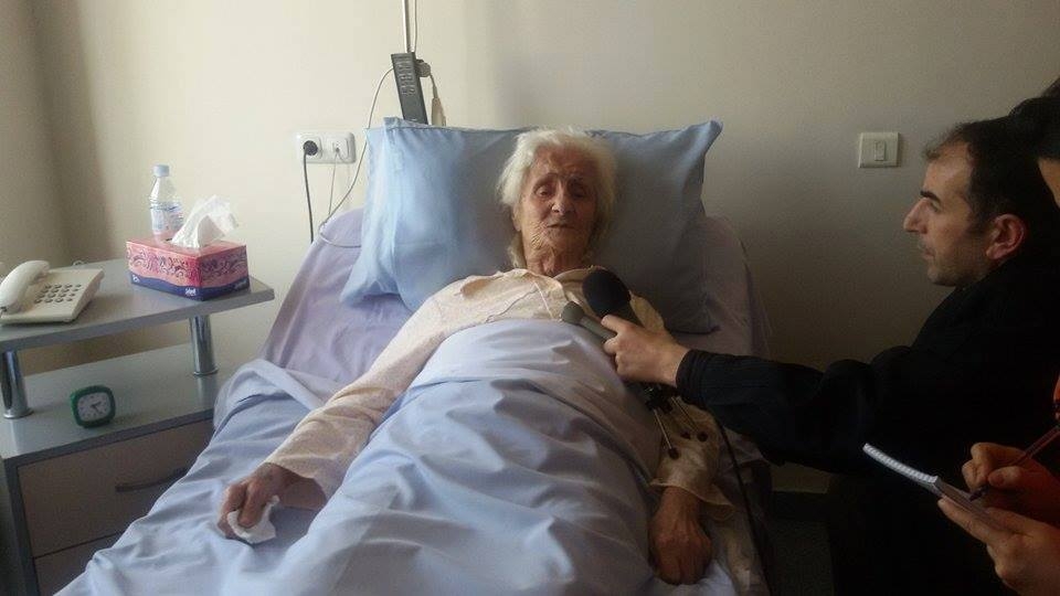 102-year-old Armenian Genocide survivor hurries home after surgery