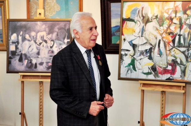 Unknown paintings presented during lecture on “Genocide in Armenian Fine Arts”