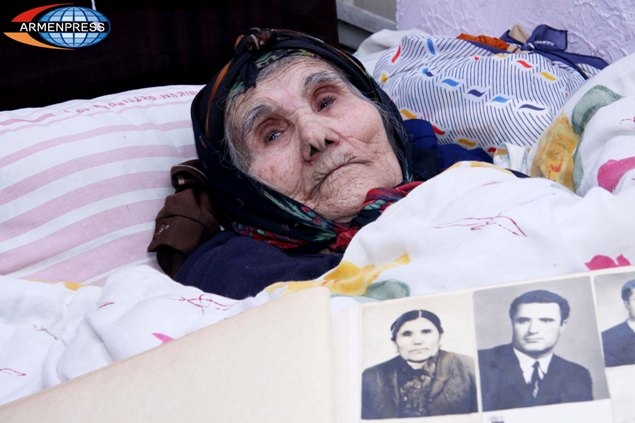 «Очевидец»: 105-летняя Аракси Енокян - с пожеланием армянской молодежи жить и 
набираться сил