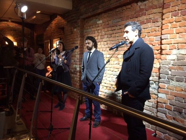 На московской премьере  фильма «1915» присутствовали  композитор Серж Танкян и 
футболист Юра Мовсесян