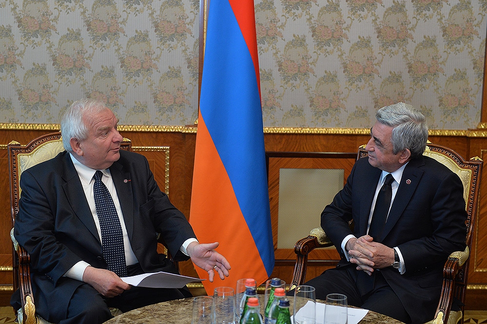 Президент Армении подчеркнул вклад Европейской Народной партии   в принятие  ЕС 
резолюции по  осуждению Геноцида армян