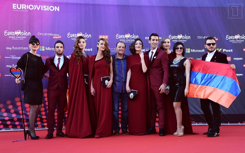 Genealogy group propagandized pomegranate, symbol of Armenia, wealth and fertility at 
official opening of the 2015 Eurovision Song Contest
