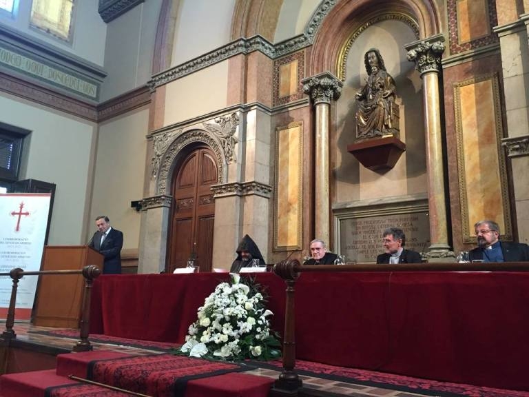 Conference dedicated to the Armenian Genocide Centennial held in Spain