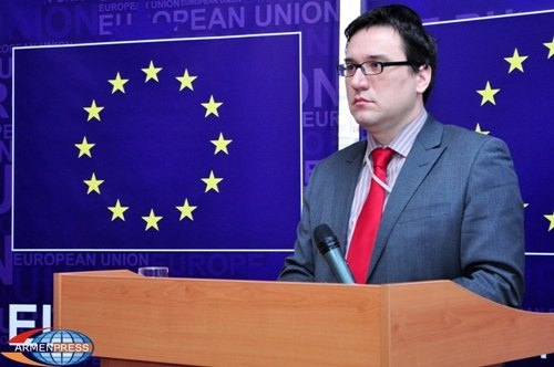Traian Hristea reconfirms EU commitment to continue dialogue with Armenia
