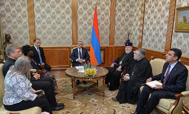 Всемирный совет церквей всегда с заботой относился к волнующим армян вопросам: 
президент Армении
