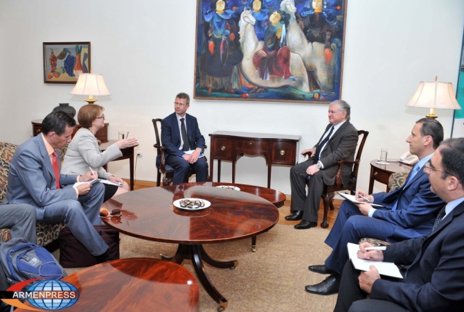 Глава МИД Армении удовлетворен продолжительным политическим 
диалогом с Великобританией