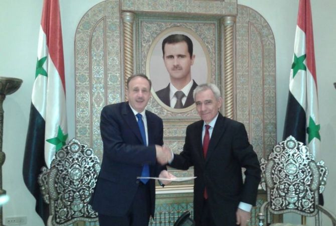 Посол Армении в Сирии встретился с председателем НС Сирии