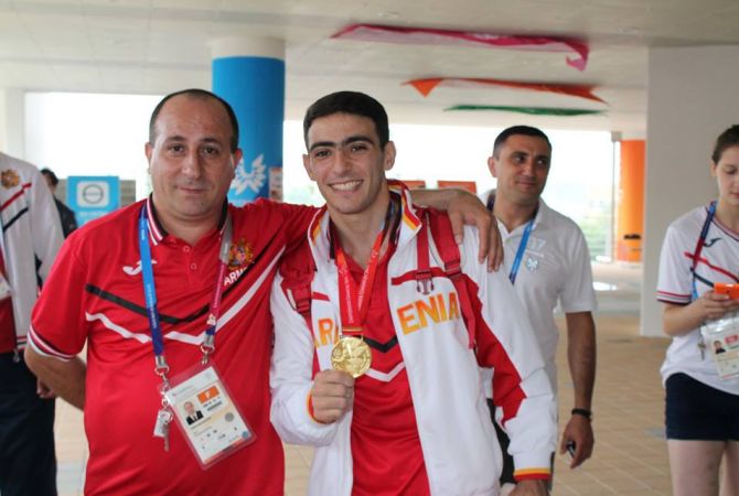 Armenian athlete wins gold medal in South Korea