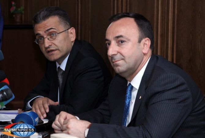 Грайр Товмасян и Вардан Погосян не получали предложения занять пост министра 
юстиции