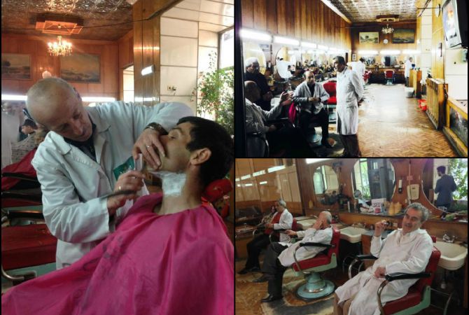 Yahoo Travel tells about famous Gyumri barbershop