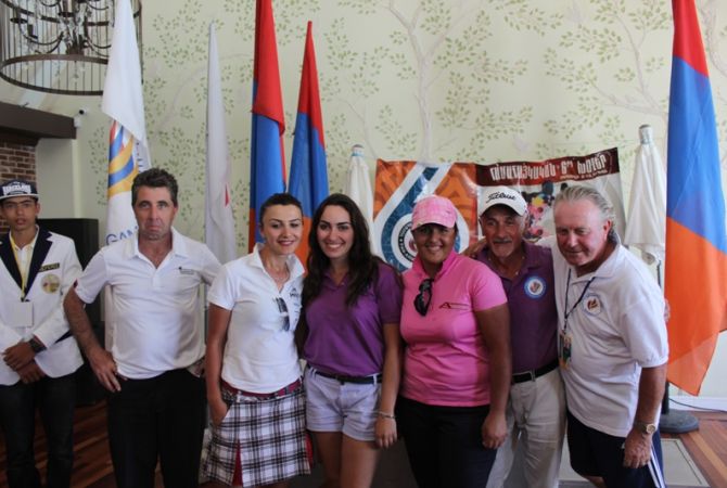 Winners of golf competition of pan-Armenian games are known