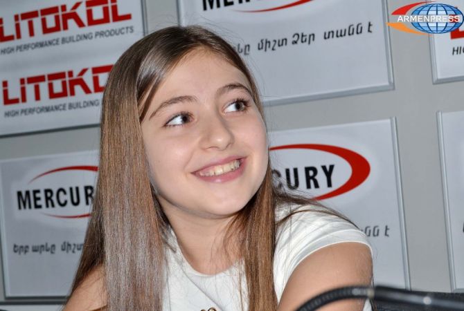Mary Kocharyan occupies third place at “New Wave Junior” song contest