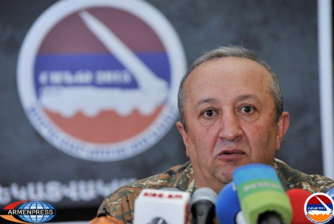 Movses Hakobyan: Armenia is brought to high level combat readiness in framework of “Shant 
2015” Exercises 