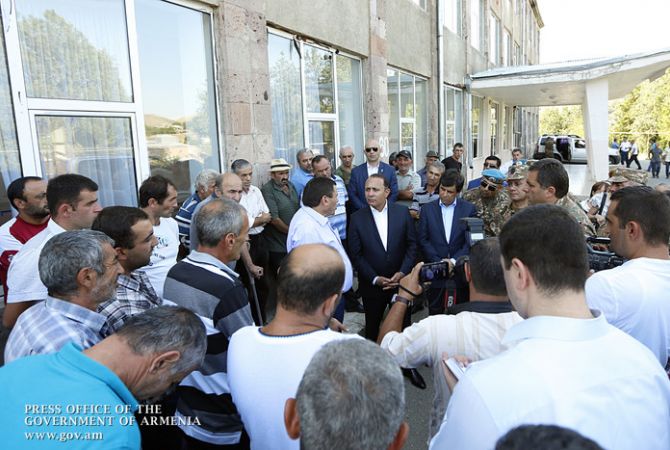 Government to compensate damage of Tavush Province people caused by Azerbaijani shooting