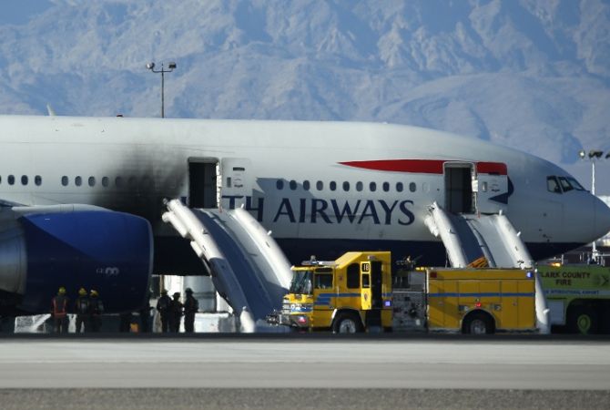Լաս Վեգասի օդանավակայանում 14 մարդ է տուժել ինքնաթիռում հրդեհի բռնկման հետեւանքով