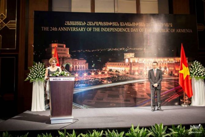 Event dedicated to 24th anniversary of Armenia’s independence takes place in Hanoi