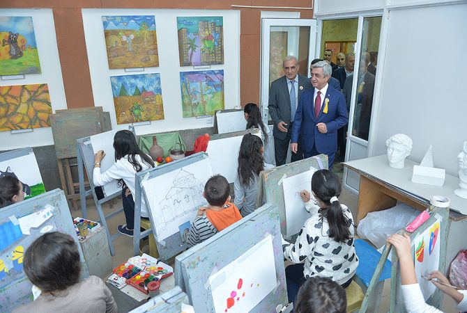 Art school after Yeghishe Tadevosyan was repaired