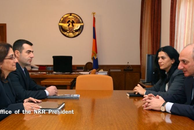 President Bako Sahakyan discusses issues related to demining process in Artsakh