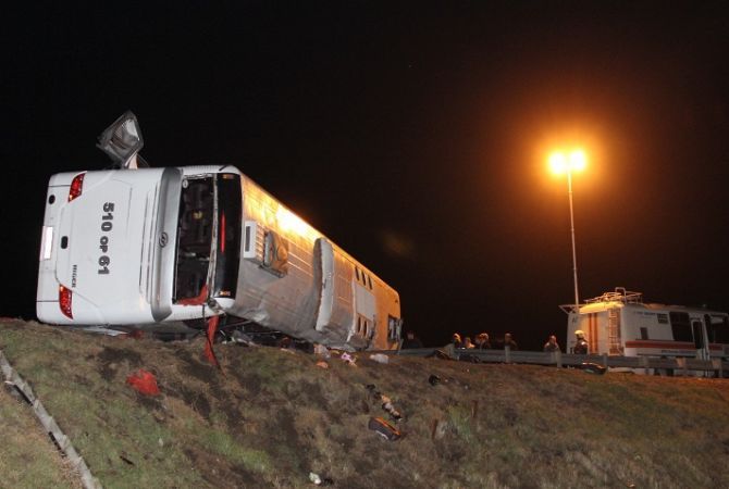 Стали известны новые детали об аварии автобуса Москва-Ереван
