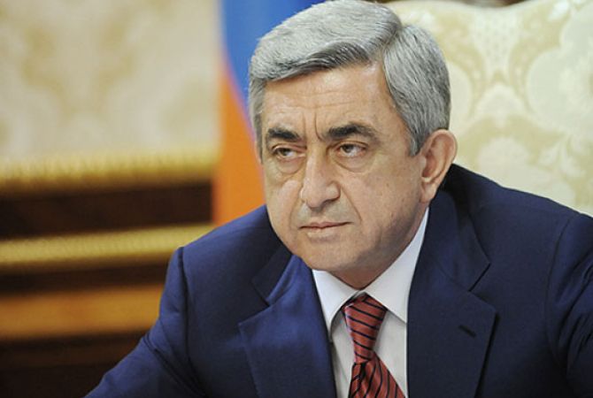 President Serzh Sargsyan sends condolence letter to French President Francois Hollande