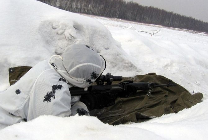 In Armenia, the preparation of snipers of the Southern Military