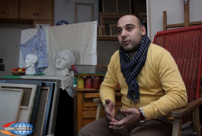 Artist Suren Safaryan strives to be a useful person to his country