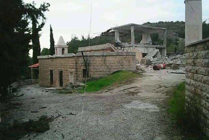 St. Gevorg Armenian church in Syria partially damaged by militants
