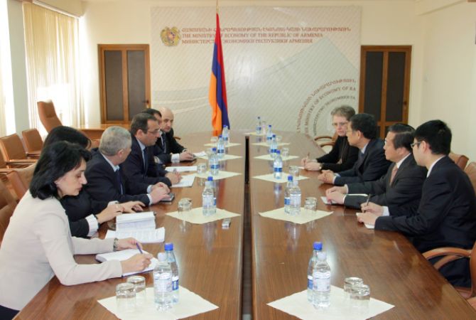 Armenian Minister of Economy and Ambassador of People's Republic