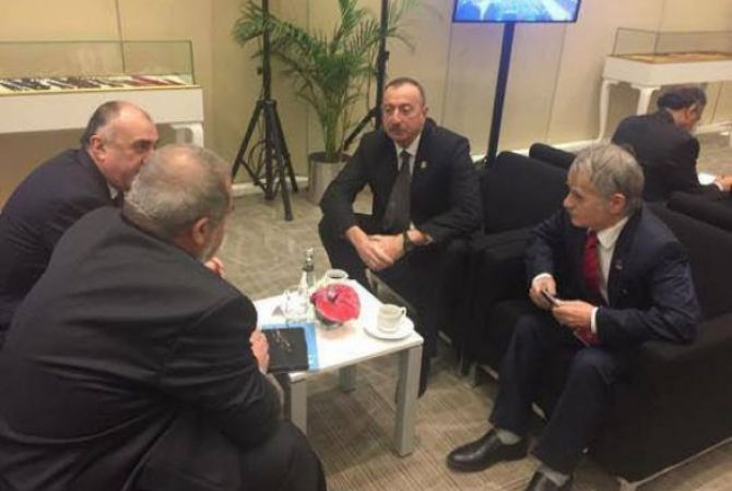 President and Foreign Minister of Azerbaijan meet with leaders of the Crimean Tatars: photofact