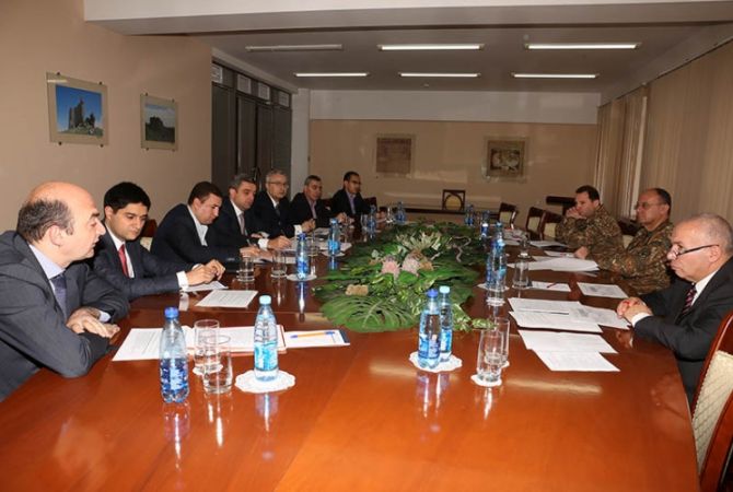 ICT and Defense Ministry members participate in 1st Boards of Trustees meeting of “ARM TECH” 
cyber security center 