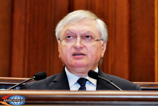 Edward Nalbandian: It’s time international community sobers up Azerbaijan and brings back to 
negotiation table