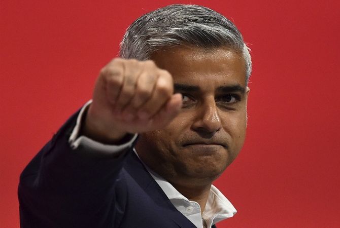 Sadiq Khan Elected London Mayor Armenpress Armenian News Agency