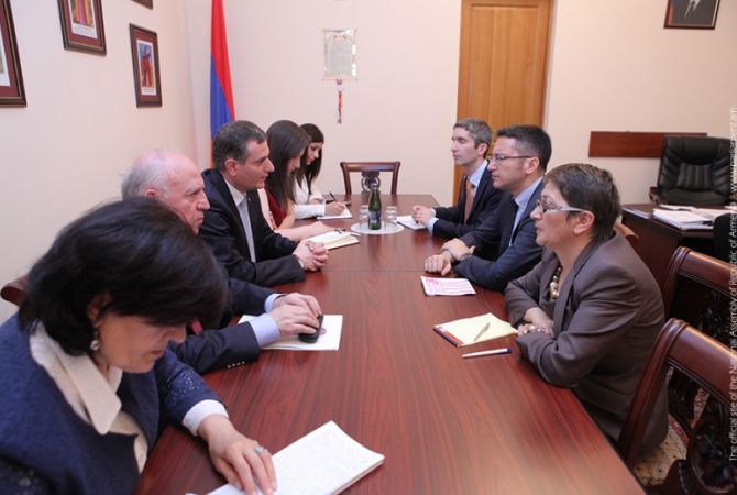 Председатель Постоянной комиссии НС Армении по внешним связям принял специального 
представителя ПА ОБСЕ по вопросам Южного Кавказа